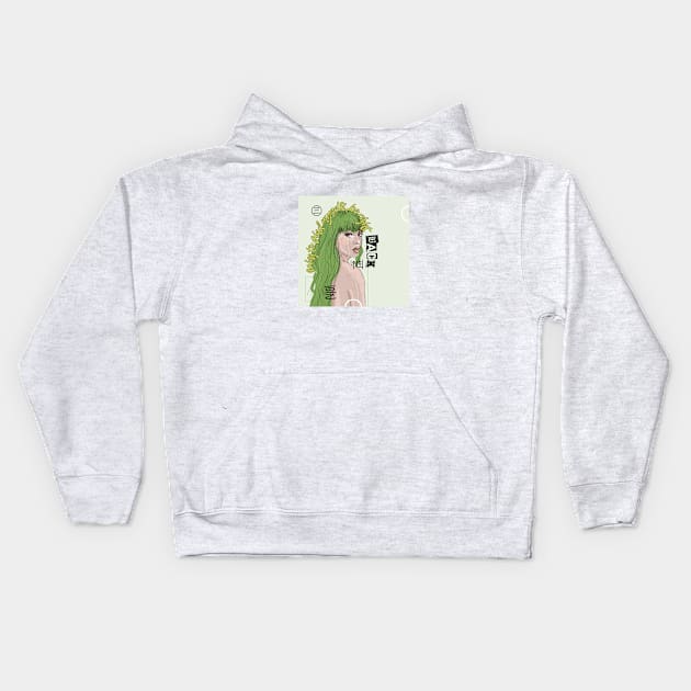 Angela Kids Hoodie by aubdesigns